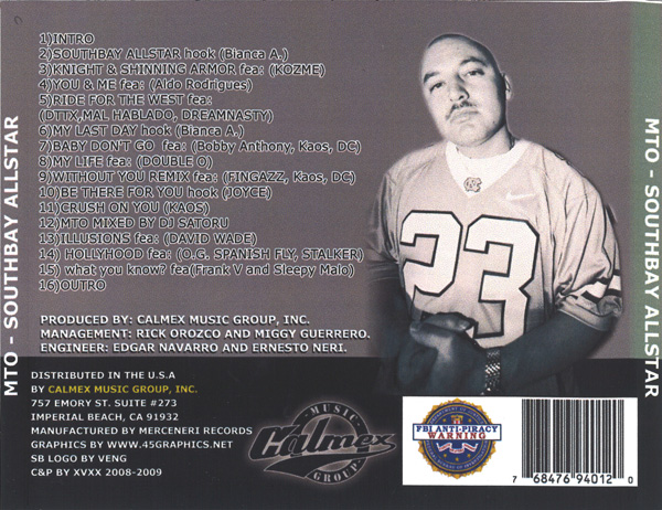 MTO - Southbay Allstar Chicano Rap